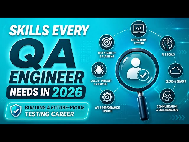 Skills Every QA Engineer Needs in 2026 | Building a Future-Proof Testing Career | Uplatz