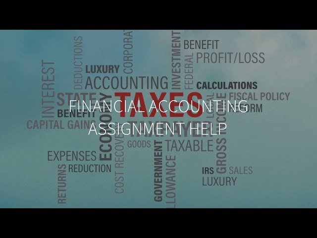 Accounting Assignment Help. Financial accounting assignment answers