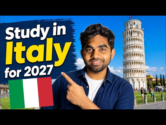 Study in Italy for 2027 | Complete Process | Best Destination Now!