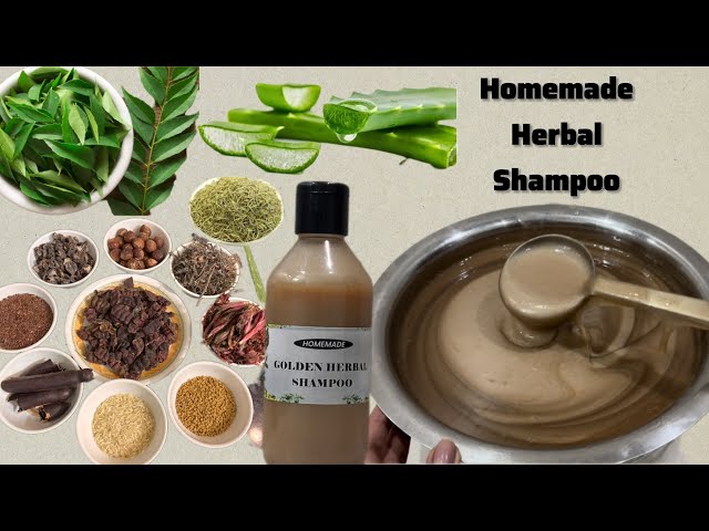 Once you use this herbal shampoo made at home, you will forget the market shampoo #2025