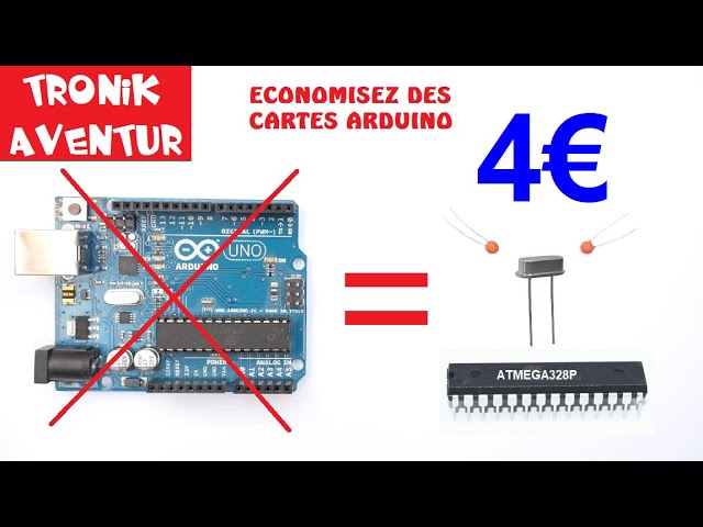 TRONIK AVENTUR 301: ATMEGA328P to save on Arduino Uno