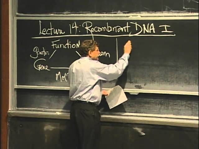 Overview of Recombinant DNA, excerpt 1 | MIT 7.01SC Fundamentals of Biology