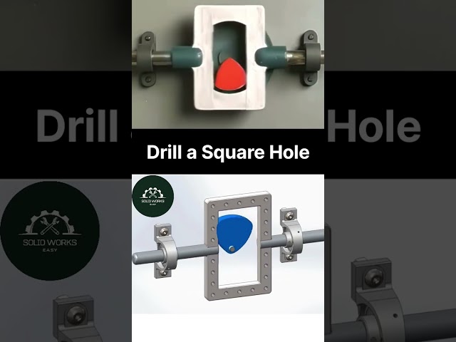 How to Drill a Square Hole: The Reuleaux Triangle Mechanism