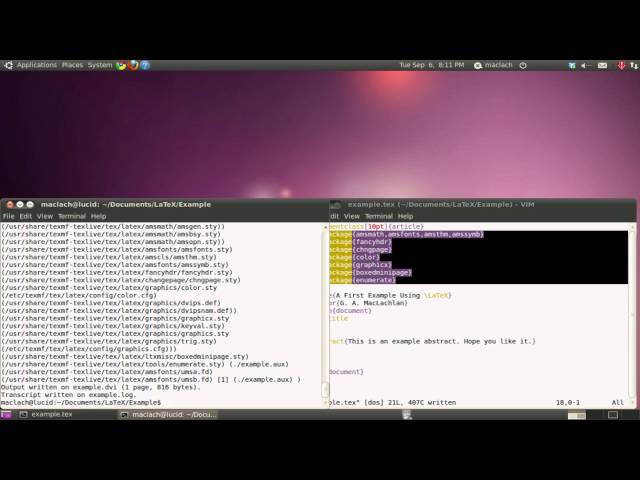 LaTeX Tutorial Part 01