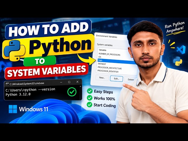 How to Add Python to System Variables