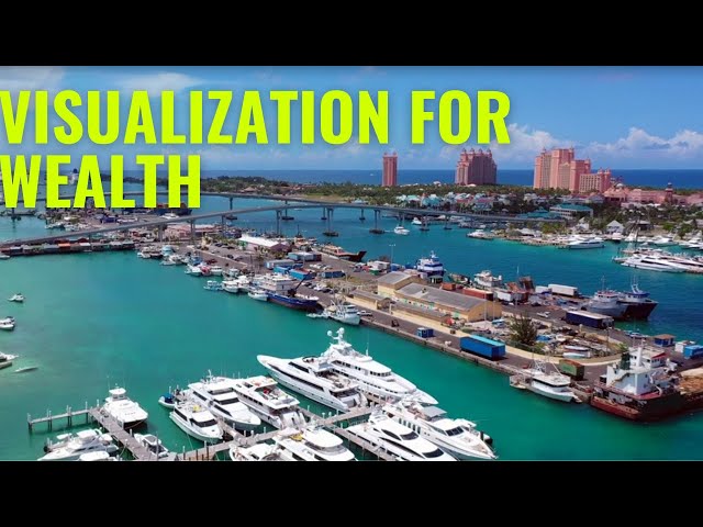 Fascinating views of sailing boats, yachts and motorboats-visualization for wealth - relaxing music