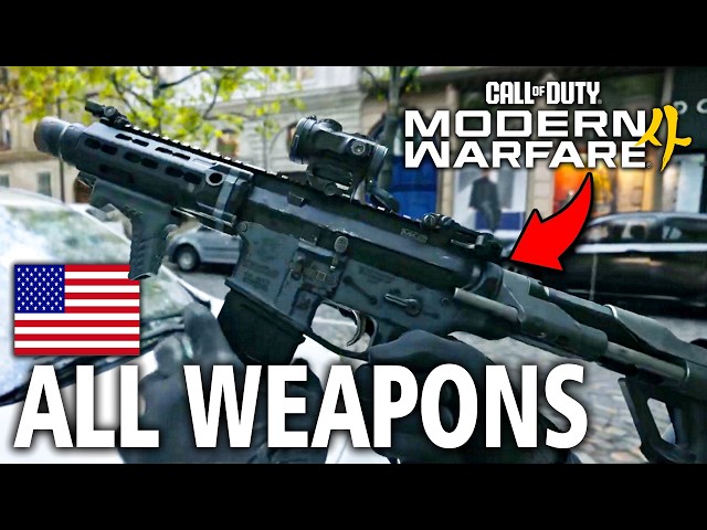 All Modern Warfare 4 Confirmed Weapons Real Names/Origins Showcase (MW4 Trailer)
