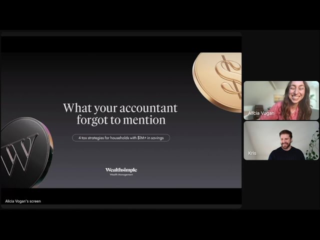 What your accountant forgot to mention: 4 tax strategies for households with $1M+ | Wealthsimple