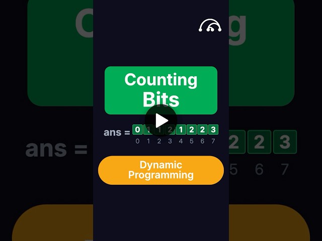 Counting Bits | LeetCode 338 | Blind 75 #leetcode #codinginterview #faang