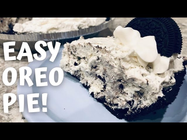 EASY OREO PIE | NO BAKE RECIPE | SIMPLE DESSERT RECIPE!