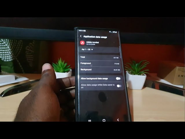 Disable Background Data Usage Android