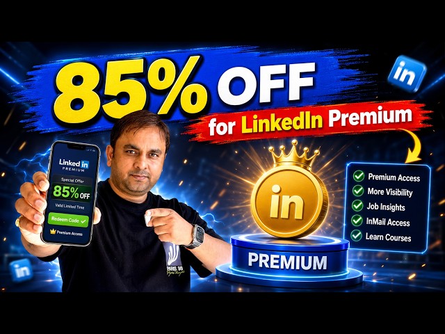 How to Get LinkedIn Premium at 85% Discount | Promo Code & Redeem Guide