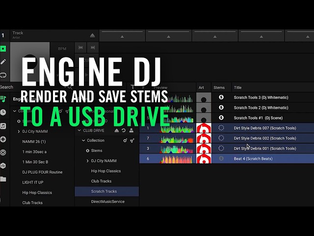 How to Render Engine DJ Stems Directly on a Drive Instead of on Your Laptop
