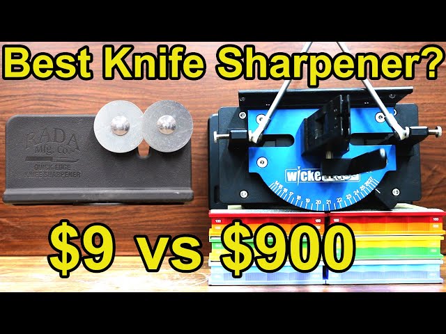 $9 vs $900 Knife Sharpener? Let's find out! Wicked Edge, Lansky, Edge Pro Apex, Spyderco, Rada