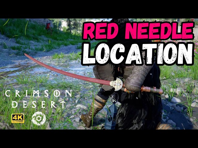 How To Get the Red Needle Sword in Crimson Desert 🗡️ 4K 60FPS #crimsondesert