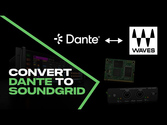 Using a Behringer WING Rack as a Dante to Waves SoundGrid Converter