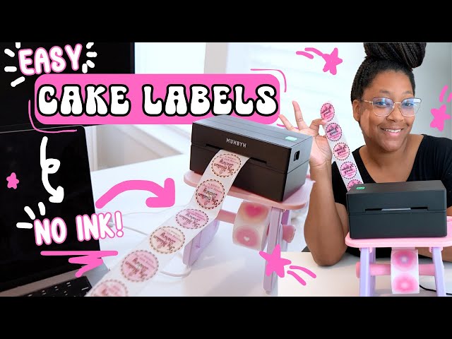 The QUICKEST Way to Print Cake Labels in Home Bakery using MUNBYN Thermal Printer