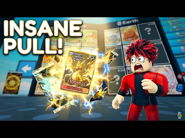 Opening 100 Card Packs in Roblox and THIS Happened