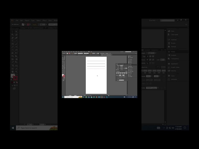 How to Create a Dashed Line in Illustrator #IllustratorTips #DashedLine #IllustratorTutorial