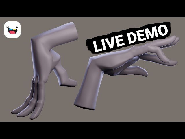 ZBrush Digital Sculpting Hands Tutorial | LIVE DEMO |