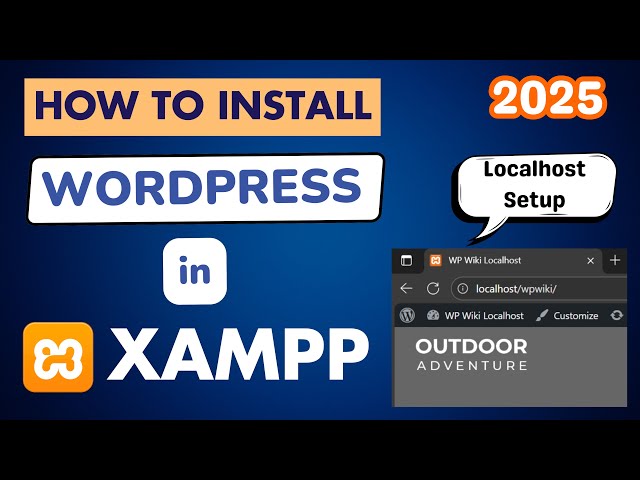 How to Install WordPress in XAMPP 2025 - Install Localhost Full Beginner Tutorial (No Coding Needed)