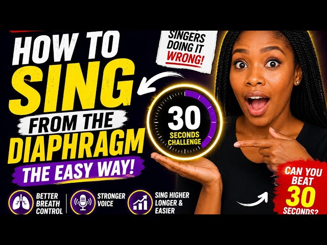 How To Sing From Your Diaphragm The Easy Way | Beginner-Friendly Singing Tutorial 