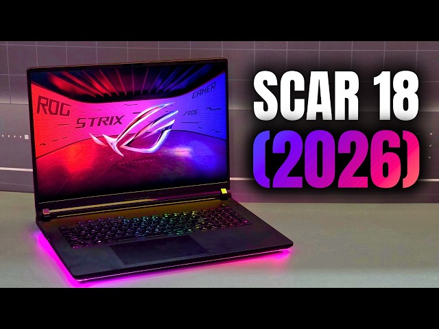 New 2026 Asus ROG Laptops! (Strix Scar 16/18 + RTX Spark) [Computex]