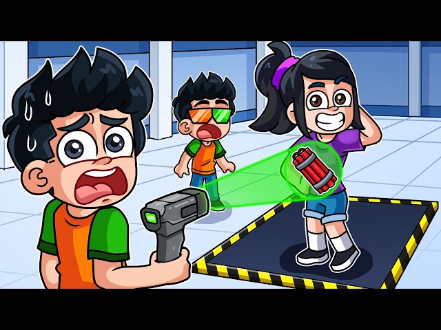 I WORKED AS AN AIRPORT SECURITY GUARD IN ROBLOX WITH ADRI SF AND JONDRESITO | JONDRES GC