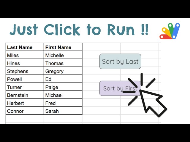 Run Your Apps Script Program from a Button on Your Google Sheet