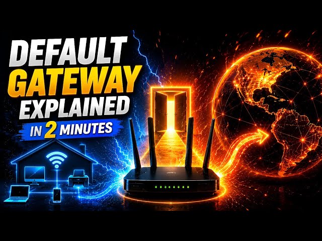 What Does a Default Gateway Actually Do? Explained in 2 minutes 