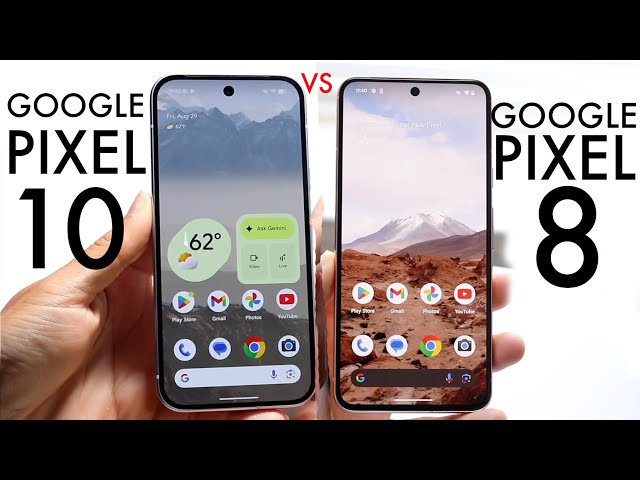 Google Pixel 10 Vs Google Pixel 8! (Comparison) (Review)