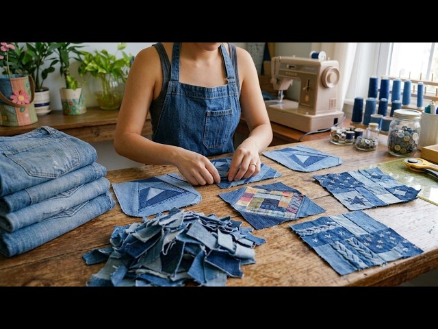 Cut Up Your Old Jeans and See What You Can Create