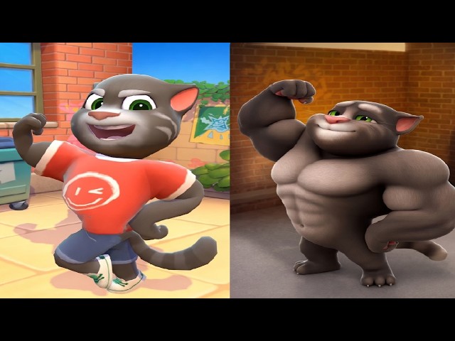 Old Talking Tom Does New Tom Moves! New Tom Does Old Moves! 2026 Talking Tom Concept Gameplay