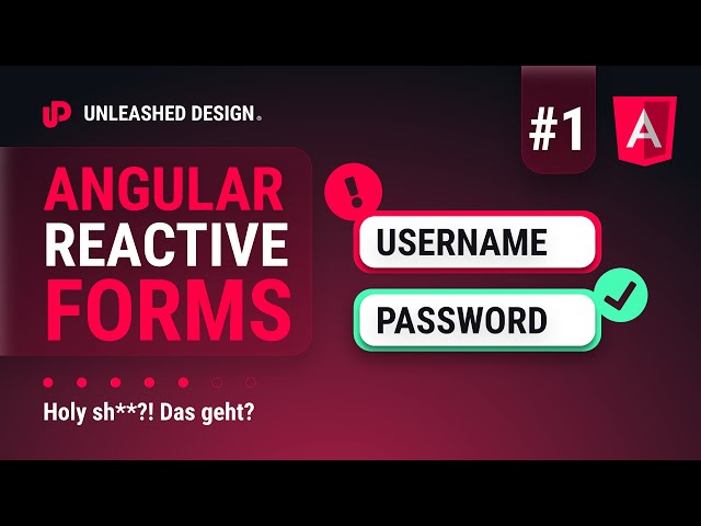 Angular Tutorial #1 - Wie nutzt man Reactive Forms?