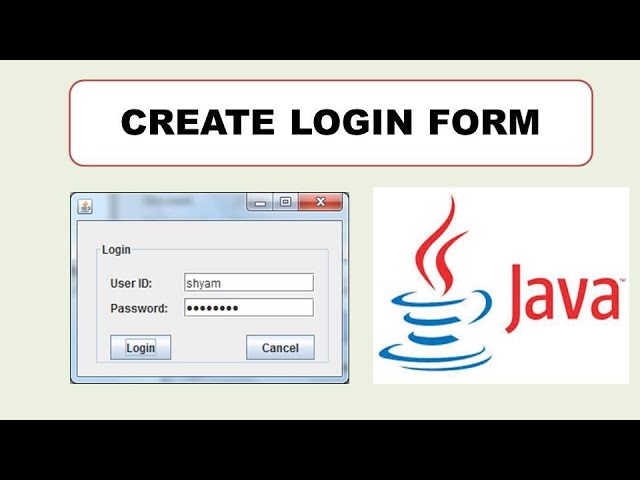 Create a simple Login Application with Java I Java Drag and Drop Tutorial