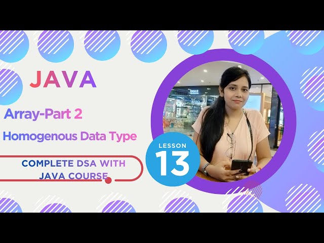 Array Part 2 in Java in Hindi | DSA with Java | | #javaprogramming #java #javaguides #javatutorial