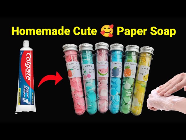 Homemade paper soap making kit/homemade paper soap/How to make paper soap/paper soap making/#soap