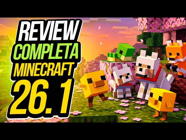 COMPLETE Review of Minecraft 1.26.1… [New BABY mobs, new FLOWER, changes to CRAFTING and more]