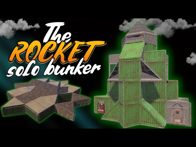 The ROCKET - Triple Bunker SOLO Base - Rust Base Design 2026