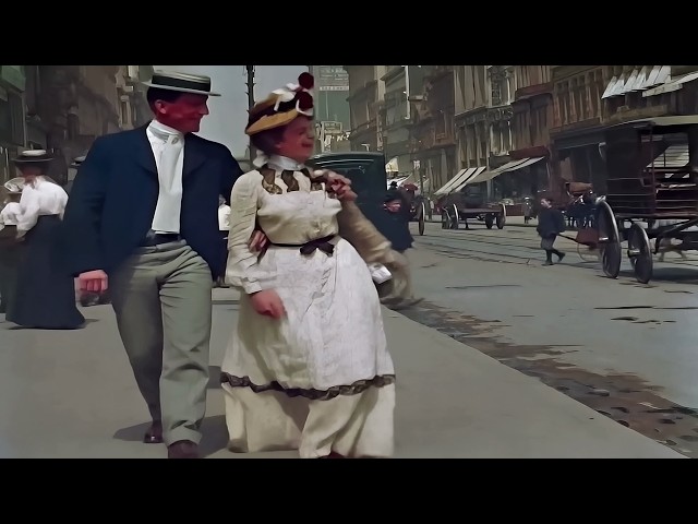 New York 1900s - Advanced Colorization (New Version 4K - 2026) with Sound Design