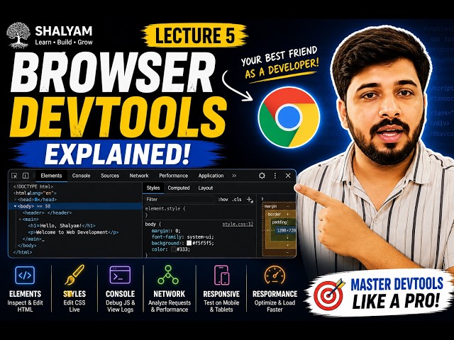 Learn Browser Developer Tools in Hindi