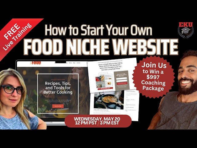 FREE Training: How to Start Your Own Food Niche Website