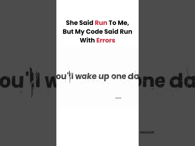 When Your Code Rejects You Too #codelife #codinglife