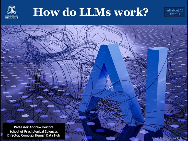 Part 1: How do LLMs work?