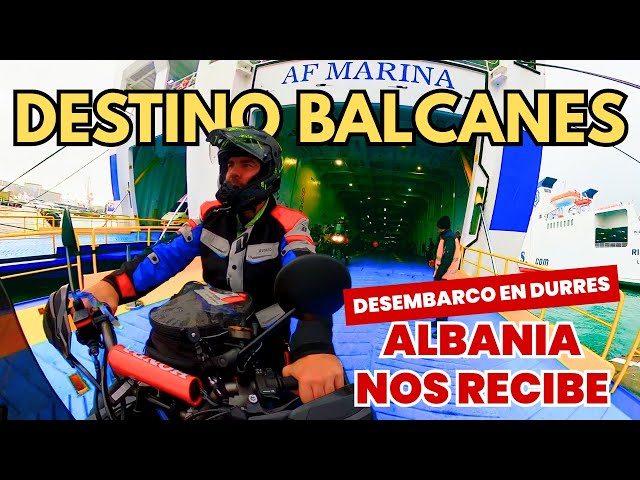 Motorbike tour through ALBANIA: ferry from Italy and heading to the CURSED MOUNTAINS - BALKANS 2025