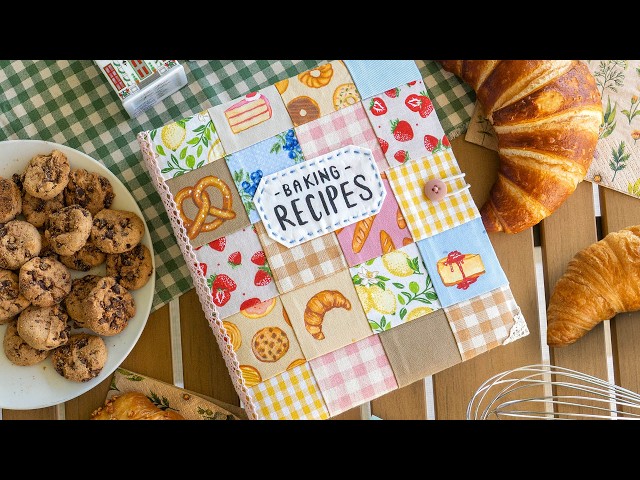 Let's Make a Recipe Book | ASMR Relaxing Crafting Sounds | No Talking