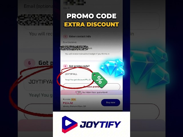CHEAPEST MLBB Diamonds Top-Up Guide! 💎 Joytify Promo Codes #MLBBCreator #MLBB10TH #ALLINMLBB