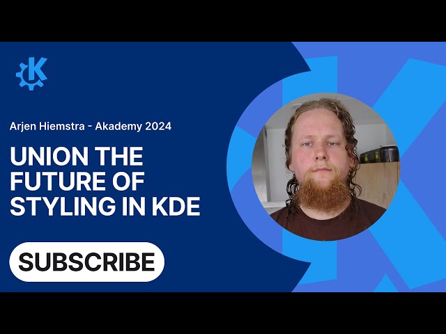 Arjen Hiemstra - Union The future of Styling in KDE