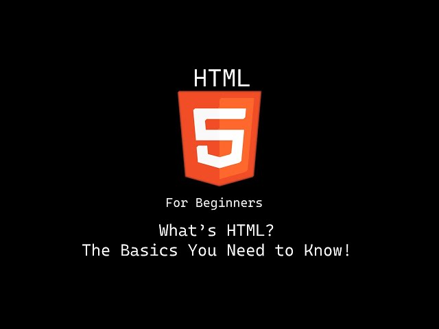 What is HTML and what do you need to know about it? | Lesson 1