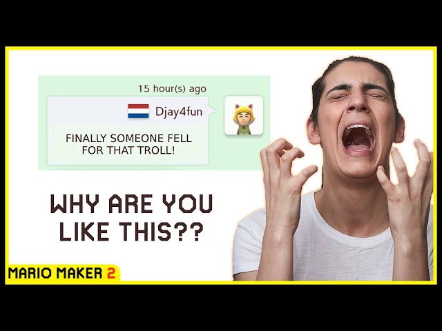 Geek = HITTING EVERY TROLL Since 2018! Part 2 - Super Mario Maker 2